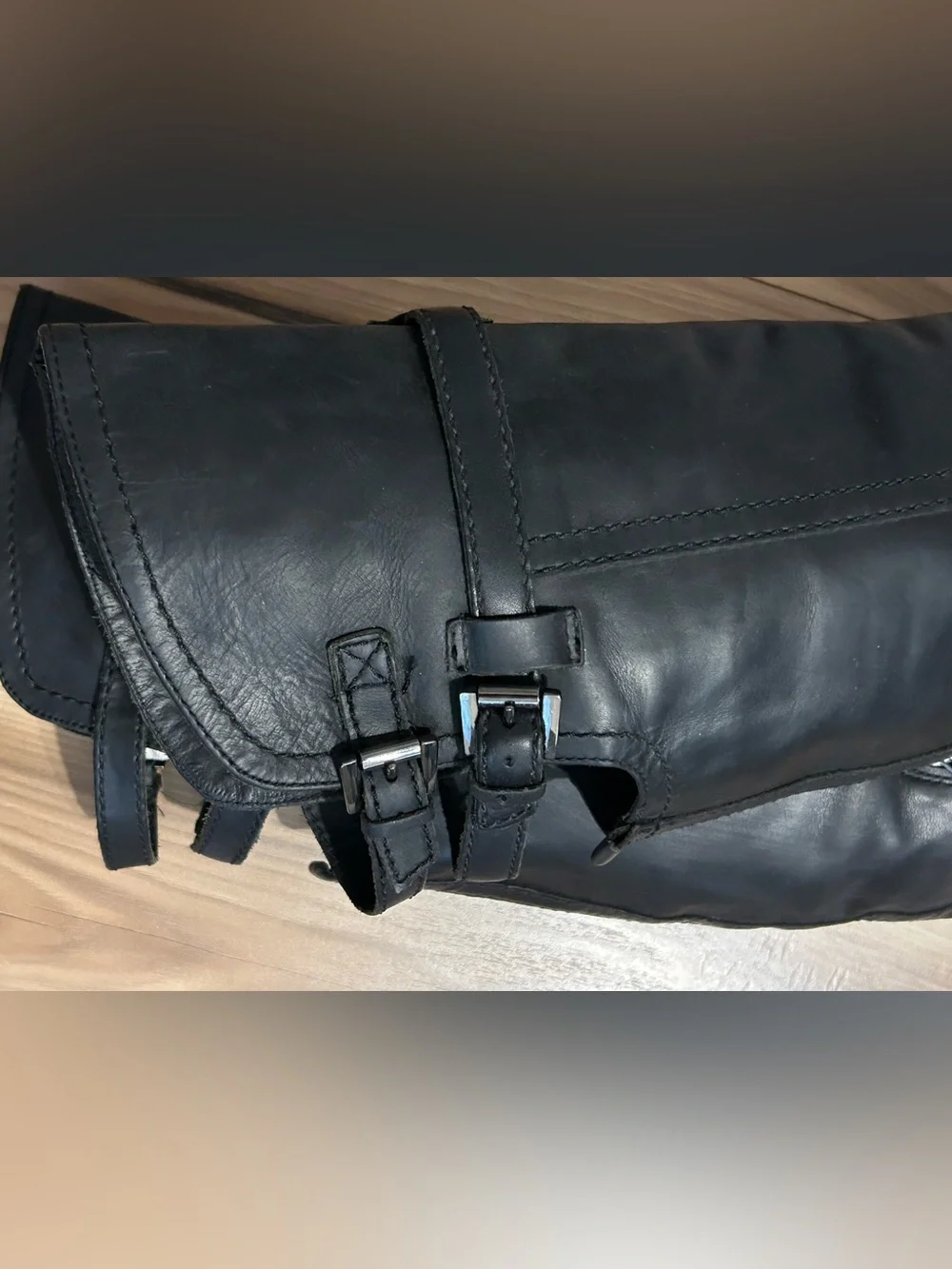 Sam Edelman Black Leather Over-the-Knee Heeled Boots Size 5.5/36